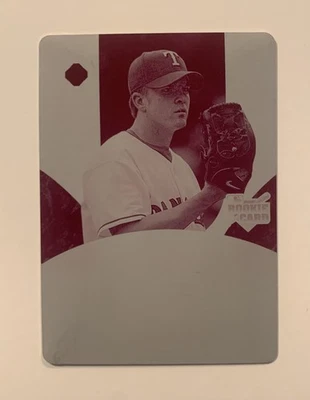 2006 Upper Deck Ultimate Collection John Koronka 1/1 Printing Plate Magenta SSP - Image 1 of 2