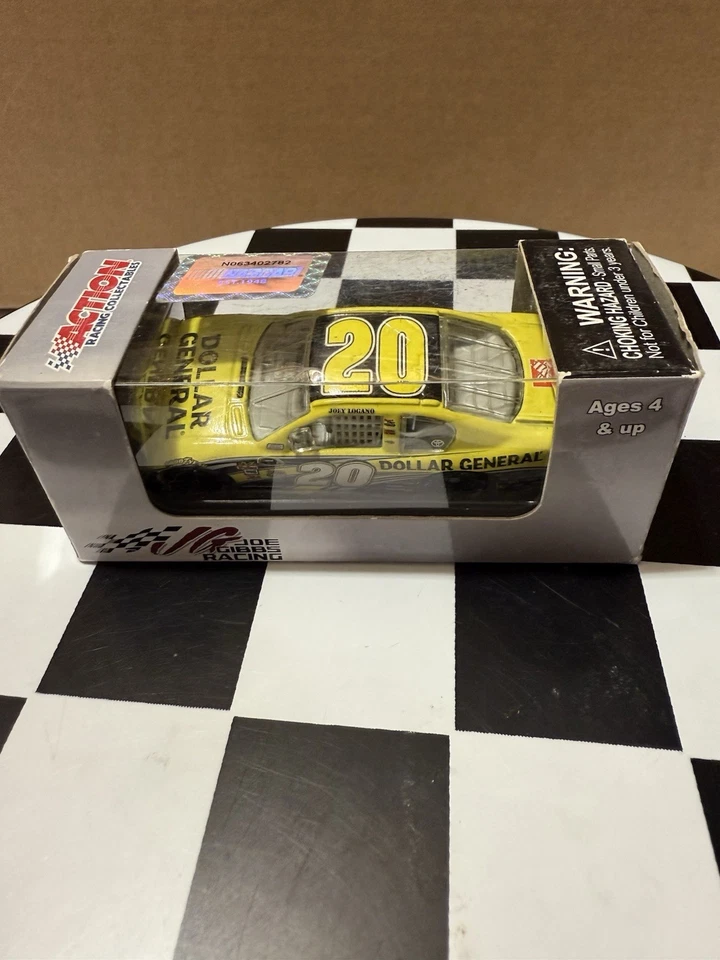 RARO* Joey Logano #20 Dollar General 2012 Acción 1/64 Nascar Diecast Foto 1 de 4