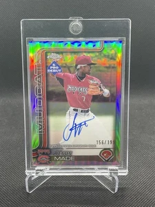 2025 Topps Pro Debut Chrome Jesus Made #PDC-39 Silver Refractor Auto #/199 *read - Picture 1 of 3