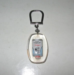 SCHLÜSSELANHÄNGER BOURBON GUIGOZ MILCHPULVER MOBIL FLASCHE LABOR VINTAGE 1960er - Bild 1 von 2