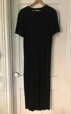 Lovely Vintage Lauren Ralph Lauren Women’s XL Black Long Maxi Dress 100% Cotton - Image 1 of 4
