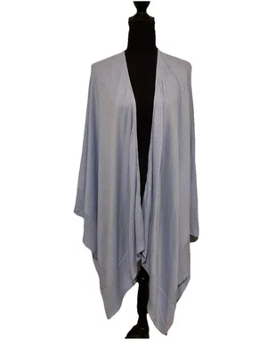 Cárdigan abierto envolvente Chicos de gran tamaño Ruana azul bebé talla única Foto 1 de 4