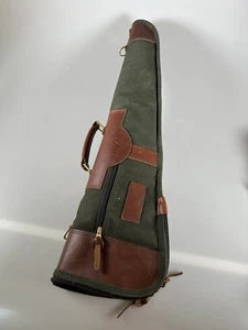 Orvis Battenkill Gun Bag For Shotgun Case Sherpa Leather Canvas 31 Inch Long - Bild 1 von 5