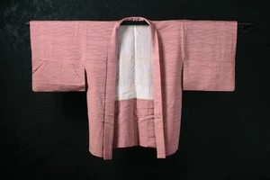Vintage Japanischer Kimono Seide Antik HAORI Jacke Morgenmantel Kleid gefärbt/KIN16/570 - Bild 1 von 10