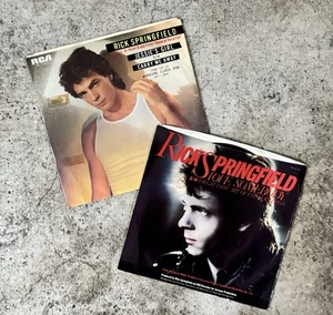 Vintage Rick Springfield 45 RPM Records – Jessie’s Girl & Love Somebody 1980s - Picture 1 of 9