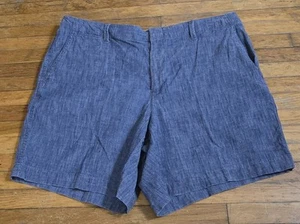 Lands' End blaue Chambray Shorts Damen 14P - Bild 1 von 7