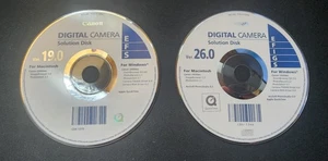 RARE 2 Canon Digital Camera Software Solution Disks 19.0 26.0 ArcSoft PhotoStudi - Picture 1 of 1