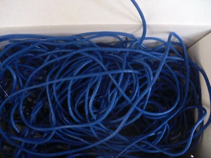 runde Schnürsenkel blau leicht glänzend 60 cm lang 3mm dick Schuhsenkel S127 - Bild 1 von 1