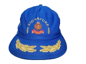 Vintage Stroh's Beer Mesh Made in USA Snapback Trucker Hat Cap scrambled eggs - Picture 1 of 14