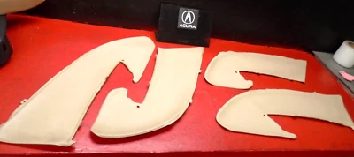 04 05 06 07 08 ACURA TL PANEL DE PUERTA INTERIOR FORRO DE CUERO JUEGO DE CUBIERTA OEM BRONCEADO Foto 1 de 4