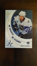 2002-03 Be a Player All-Star Edition He Shoots-He Scores Points Peter Forsberg