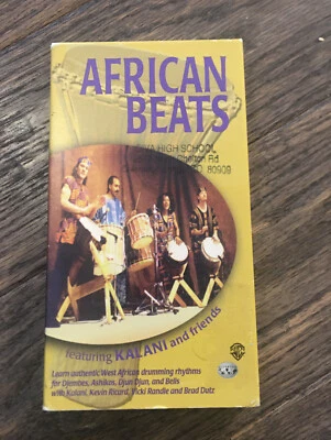 African Beats Kalani And Friends VHS Tape Rare African Drumming Rhythm Rare 1995 - Image 1 of 3