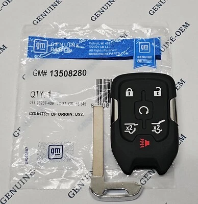 2015-2020 GMC Yukon Smart Keyless Remote Entry Key Fob GM Yukon XL 13508280 OEM - Image 1 of 3