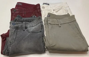 Level 99 Womens Size 27 Straight Leg Jeans Pants Lot of 4 Anthropology - Picture 1 of 9