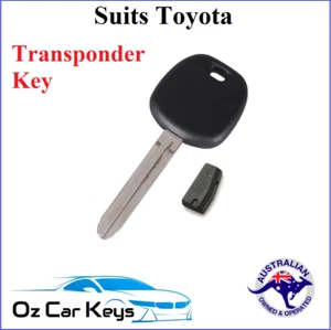 Transponder Car Key Suitable for Toyota Rav4 09/2003 - 02/2009 TOY43- 4D - Picture 1 of 5