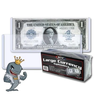 Soporte de carga superior de moneda BCW - Billete grande 25ct ENVÍO GRATUITO - Imagen 1 de 1