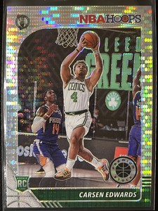 2019-20 NBA Hoops Premium Stock #227 Carsen Edwards RC Pulsar Celtics NM-M