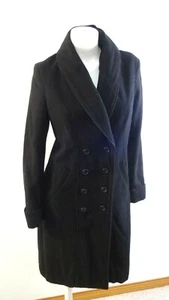 VINTAGE PELLE STUDIO WOMEN'S BLACK WOOL BLEND COAT SIZE M SUPER CUTE! - Picture 1 of 5