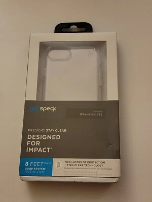 Speck Presidio Stay Clear Apple iPhone SE 2020, 8, 7, 6S - Clear (119398-5085)  - Image 1 of 4