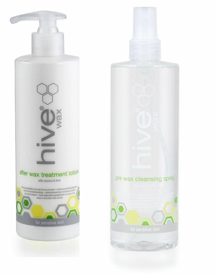 HIVE Pre Cleanser spray & After Wax Lotion With Coconut & Lime