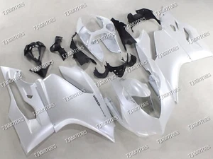 For 12-14 Ducati 1199/899 Pearl White ABS Injection Mold Bodywork Fairing Kit - Picture 1 of 9