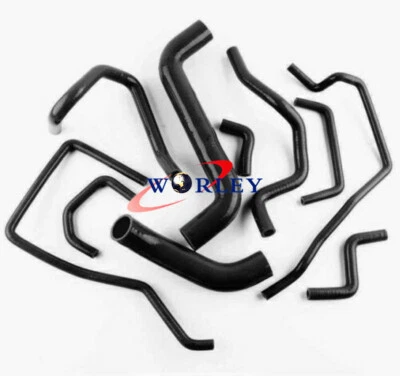 BLACK Silicone Hose for SUBARU IMPREZA WRX/STi GRB/GH SH5/BP5/BL5 EJ20/EJ25 - Image 1 of 4