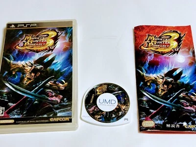 Monster Hunter Portable 3rd Sony PSP CAPCOM JAPAN import NTSC-J (Japan) - Image 1 of 4
