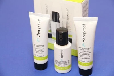 MARY KAY Sistema de Acné a Prueba Transparente Juego de 3 Piezas Gel Tónico Hidratante para la Piel Foto 1 de 4