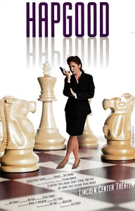 HAPGOOD ~1988 Broadway Poster~ David Lansbury ~Stockard Channing~ Clifton Davis - Picture 1 of 1