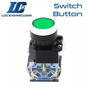 50HZ 20mm Latching Momentary No LED Normal Open Normal Close CNC Switch Button - Picture 1 of 8