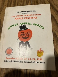 1982 Jackson County Ohio Apple Festival Queen  Parade Advertising 42nd Annual - Picture 1 of 3