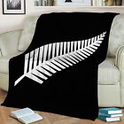 New Kiwi New Zealand Fern Throw Blanket