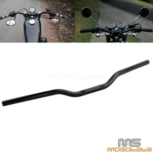 Motorcycle Black 7/8" Handlebar Drag Bar For Harley Honda Yamaha BMW Kawasaki - Bild 1 von 8