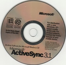 Microsoft ActiveSync 3.1 for NT/98/CE CD