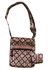 Vera Bradley Crossbody Hipster Shoulder Bag &Wallet Medallion Pattern Quilted - Picture 1 of 6