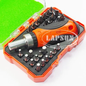 27pcs Precision Ratchet Screwdrive Set Hex PhilipsTorx Flat Set Repair Tool Kit - Picture 1 of 1