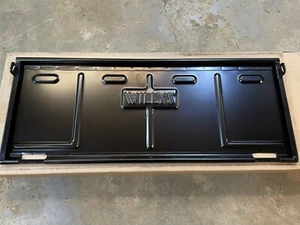 Civilian Tailgate with "WILLYS" Stamp Fits Willys CJ2A CJ3A CJ3B CJ5 jeep - Foto 1 di 6