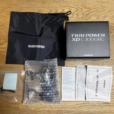 Shimano 21 TWIN POWER XD C3000HG Spinning Fishing Reel Made in Japan - Image 1 of 4