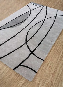 5x8|6x9|8x10|9x12||10x14|12x15|12x18| Area Rugs Wool Hand Tufted & Viscose Tradi - Picture 1 of 4