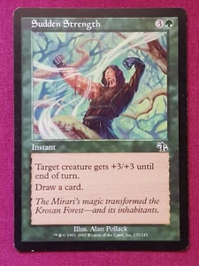Magic The Gathering JUGMENT REPENTINO FUERZA Tarjeta Verde Magic The Gathering - Imagen 1 de 2