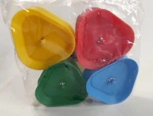 4pcs Triangle Shaped Hands-Free Playing Card Holder Board Game Lot of 2 - Picture 1 of 4