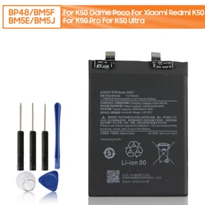 Batterie pour Xiaomi Redmi K50 Jeu Poco F4 Pro Ultra 12T Pro BP48 BM5F BM5E BM5J - Photo 1 sur 12