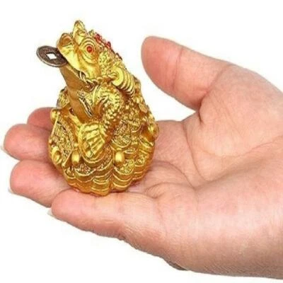 Feng Shui Geld Kröte dreibeinig Glück Reichtum Frosch Statue Dekor für Geschäfte
