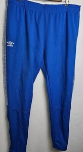 Vintage Umbro Blue Track Warm Up Pants Joggers Sz XL - Picture 1 of 7