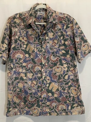REYN SPOONER Men's Casual Aloha Shirt Size-L Hawaiian Luau - Image 1 of 4