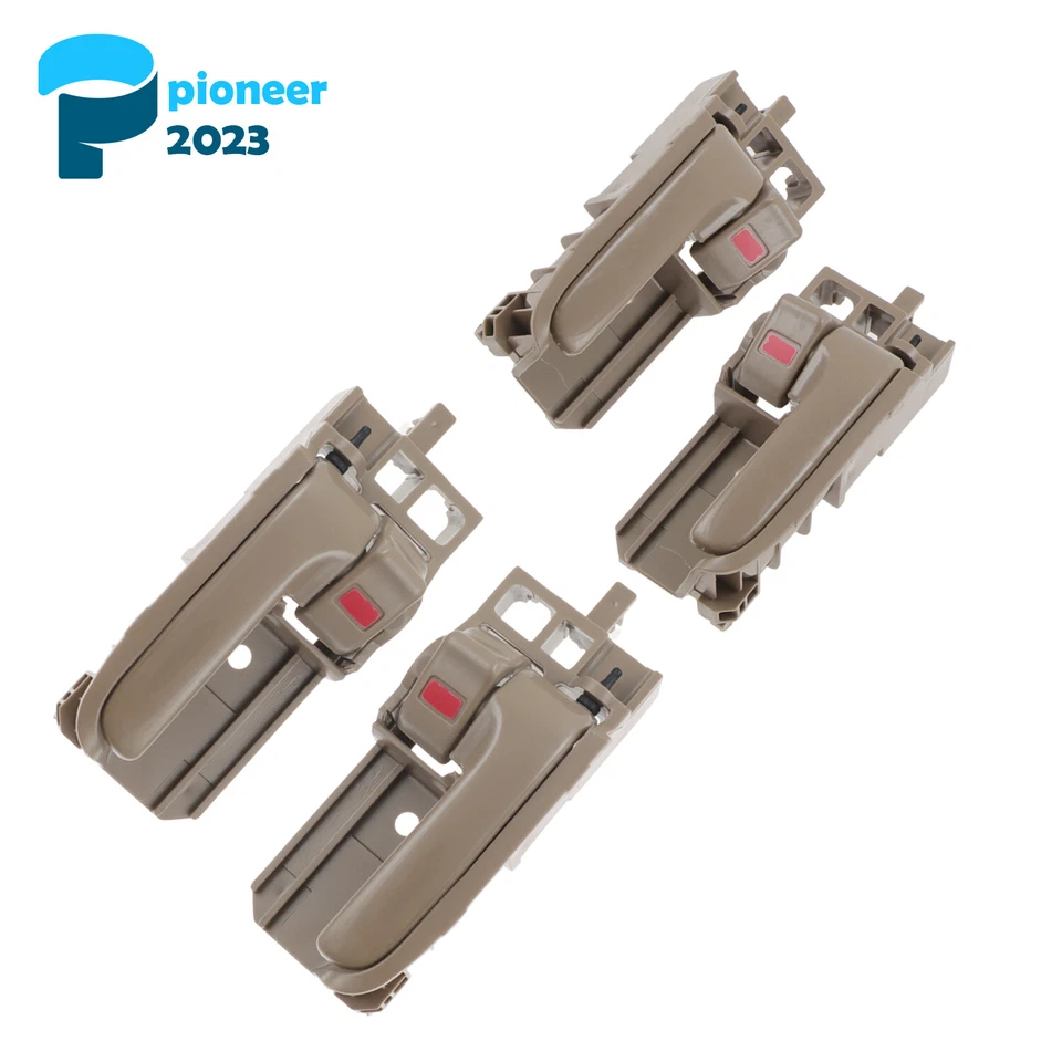 4Pcs Left Right Side Front Rear Interior Door Handle for 2003-2008 Toyota Matrix - Image 1 of 4
