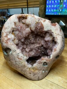 Rare Pink Amethyst Crystal Mineral Gemstone High Polished Finish Specimen 003 - Picture 1 of 12
