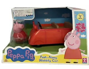 Coche oscilante Peppa Pig Push Along incluye Peppa Pig Weeble 18 m+ - Imagen 1 de 3