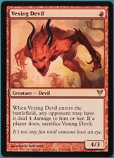 Vexing Devil Avacyn Restored NM Red Rare MAGIC MTG CARD (ID# 248662) ABUGames