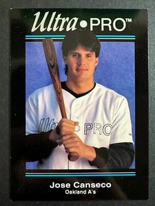 Jose Canseco 1992 Rembrandt Ultra-Pro Promos Card Oakland Athletics #P6